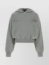 Entire Studios Grey Cropped Cotton Sweatshirt