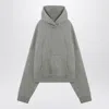 Entire Studios Grey Hooded Sweatshirt In Cotton