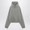 Entire Studios Grey Hooded Sweatshirt In Cotton