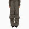 Entire Studios Freight Cargo Trousers In Gray