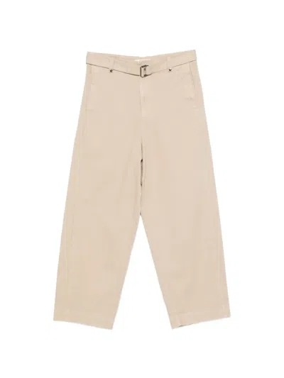 Entire Studios Gully Belted Trousers In Gray