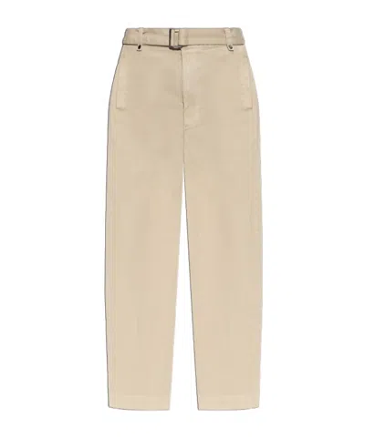 Entire Studios Gully Belted Wide-leg Pants In Neutral