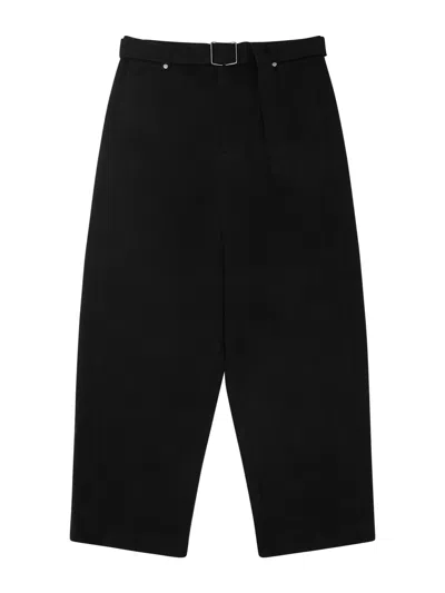 Entire Studios Gully Belted Trousers In Black