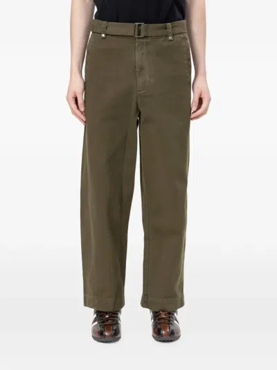 Entire Studios Gully Wide-leg Trousers In Green