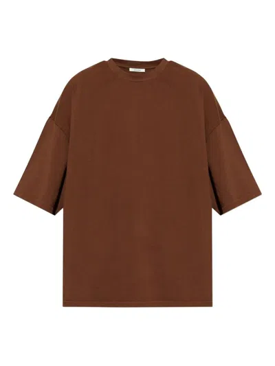 Entire Studios Heavy Boxy T-shirt Clothing In Brown