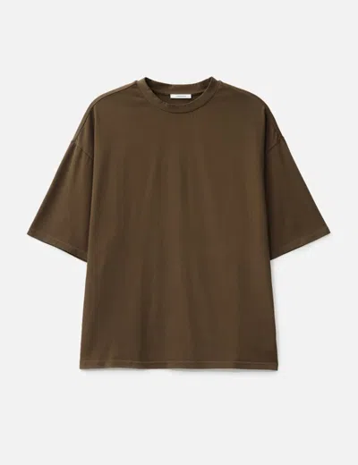 Entire Studios Heavy Boxy Tee Brunette In Brown