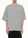 Entire Studios Gray Heavy Boxy T-shirt In Gray