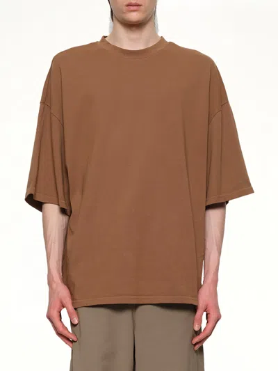 Entire Studios Heavy Boxy T-shirt In Brown