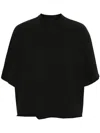 Entire Studios Boxy Silhouette Cotton T-shirt In Black