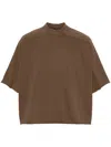 Entire Studios Heavy Dart Tee In Brown