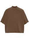 Entire Studios Heavy Dart Organic-cotton T-shirt In Brown