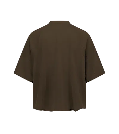 Entire Studios Heavy Dart Tee In Brown