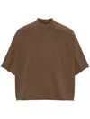 Entire Studios Heavy Dart Tee In Brown