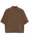 Entire Studios Heavy Dart Organic-cotton T-shirt In Brown