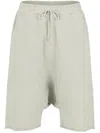 Entire Studios Heavy Drop-crotch Shorts In Rice