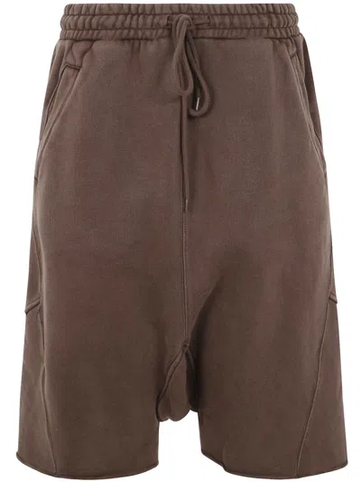 Entire Studios Heavy Drop Short Clothing In Brown