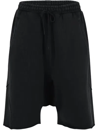 Entire Studios Heavy Drop Shorts In Black