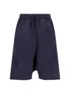 Entire Studios Heavy Drop Track Shorts In Blue