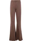 Entire Studios Flared Trousers With Back Pocket And Elastic Waistband