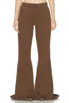 Entire Studios Heavy Flare Pant In Gold