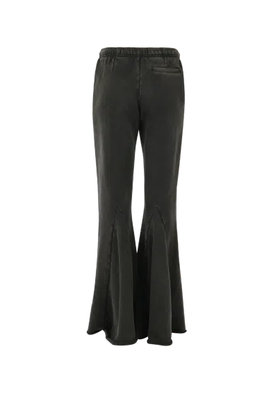 Entire Studios Heavy Flare Sweatpants In Black