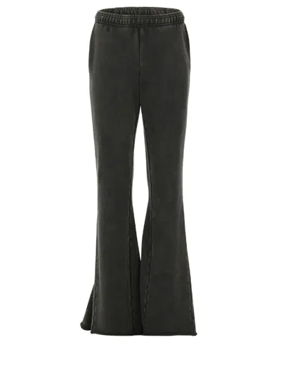 Entire Studios Heavy Flare Sweatpants In Black