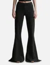 Entire Studios Heavy Flare Sweatpants In Black