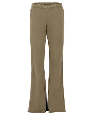Entire Studios Heavy Flare Sweatpants In Green