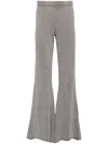 Entire Studios Heavy Flared Trousers In Grey