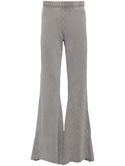 Entire Studios Heavy Flared Trousers In Grey