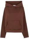 Entire Studios Brown Hooded Sweatshirt In Red