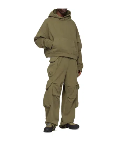 Entire Studios Green Heavy Gocar Cargo Pants In Military Green