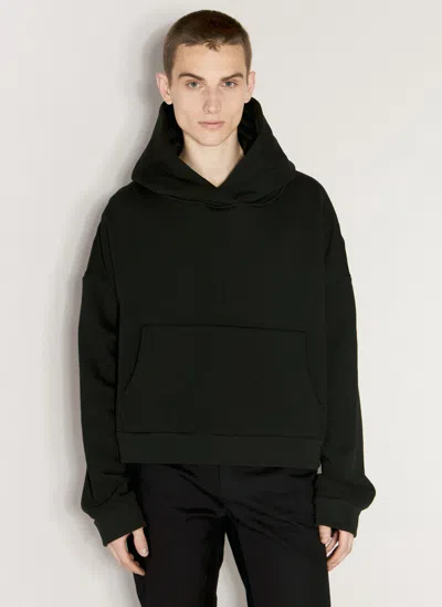 Entire Studios Heavy Hooded Sweatshirt In Black