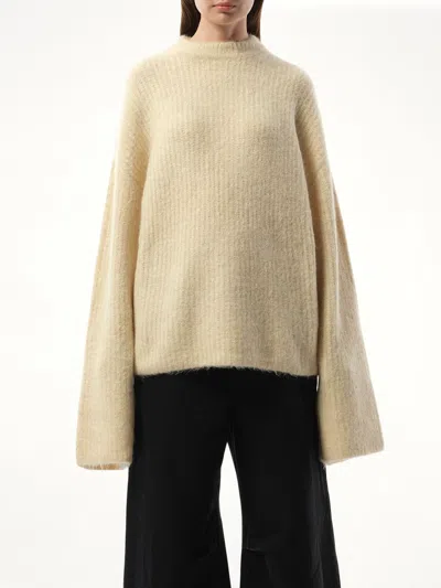 Entire Studios Heavy Knit Sweater In Nude