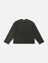 Entire Studios Brown Heavy Long Sleeve T-shirt In Gray