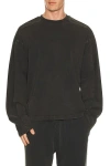 Entire Studios Brown Heavy Long Sleeve T-shirt In Black