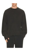 Entire Studios Brown Heavy Long Sleeve T-shirt In Black