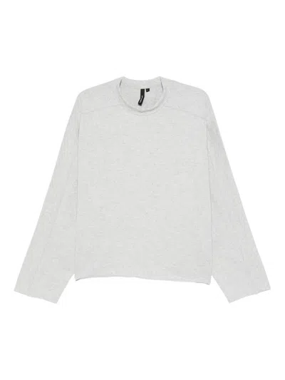 Entire Studios Heavy Ls T-shirt Silver Clothing In Gray