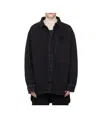 Entire Studios Herculean Shirt Jacket In Black