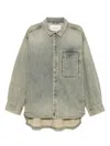 Entire Studios Herculean Shirt Surface Wave Clothing In Blue