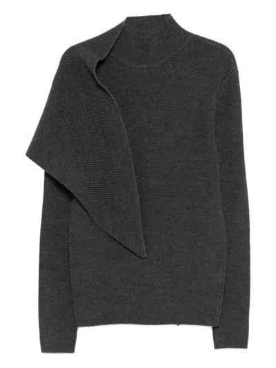 Entire Studios High-neck Sweater In Gray