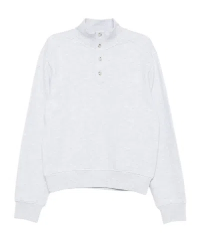 Entire Studios High-neck Blended Sweatshirt In White