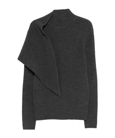 Entire Studios High-neck Sweater In Gray