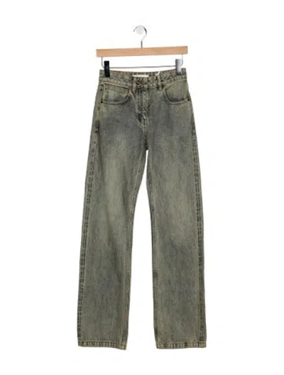 Pre-owned Entire Studios High-rise Straight Leg Jeans W/ Tags In Multi