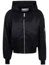 Entire Studios Hooded Broad Bomber Clothing In Oil