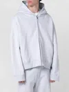 Entire Studios Hooded Long Sleeve Top Ribbed Cuffs Hem In Multi