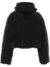 Entire Studios Hooded Down Jacket In Black