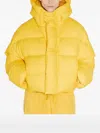 Entire Studios Mml Hooded Puffer Jacket In Yellow