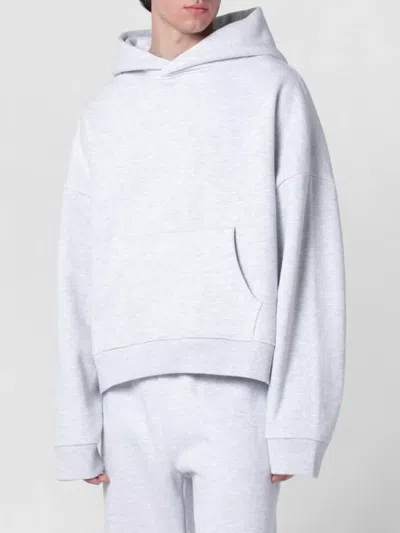 Entire Studios Hooded Sweater Kangaroo Pocket Long Sleeves In Gray