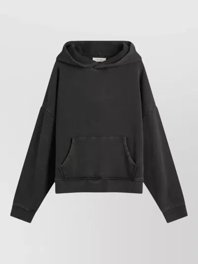 Entire Studios Hooded Sweatshirt Kangaroo Pocket Design In Black